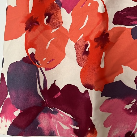 LOFT Ann Taylor• Formal Coral Floral Women’s Pencil Skirt , Size 8, EUC - Picture 4 of 12